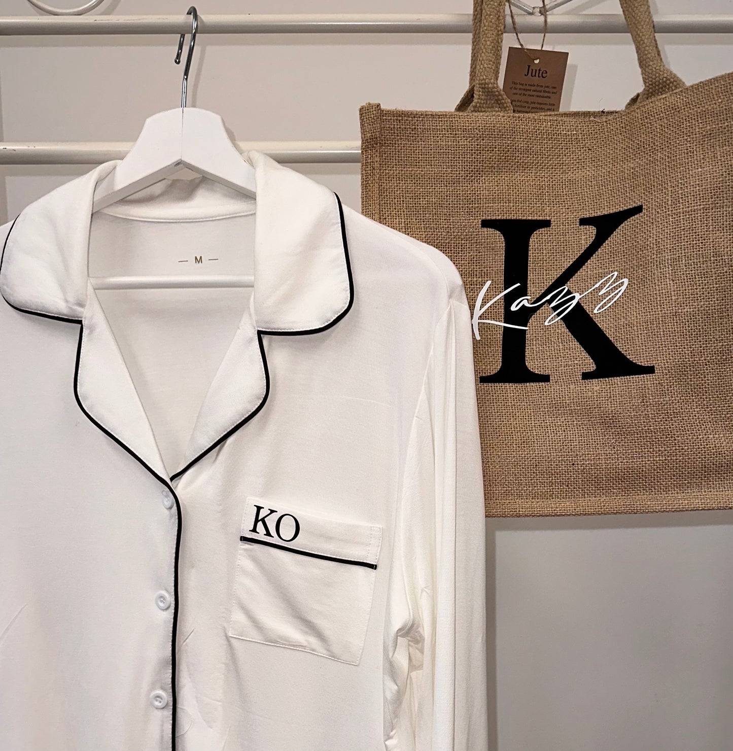 Personalised Pyjama & Tote Bag Set